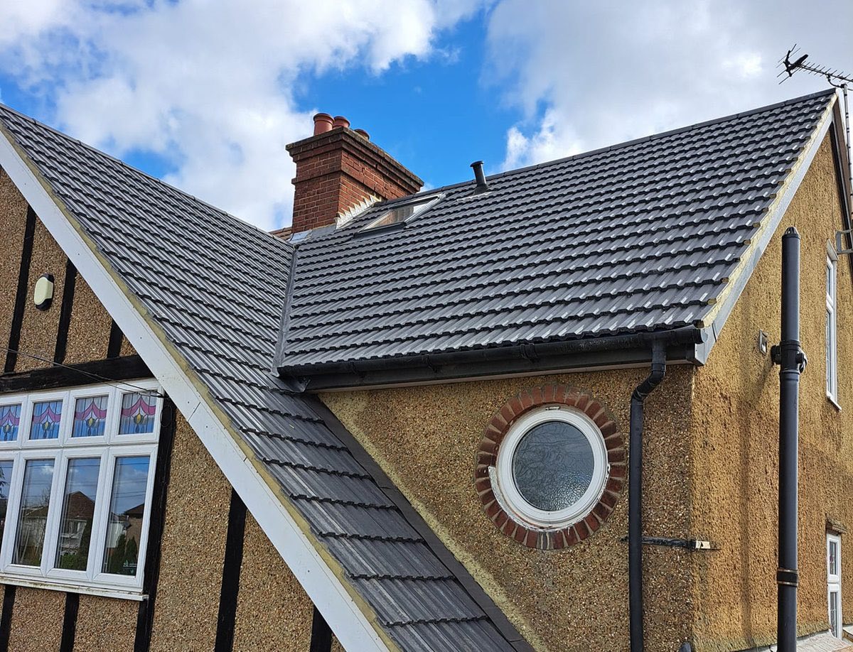 New roof on family home
